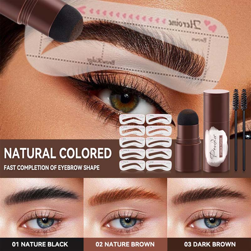 Ögonbrynsstämpel & puderkit