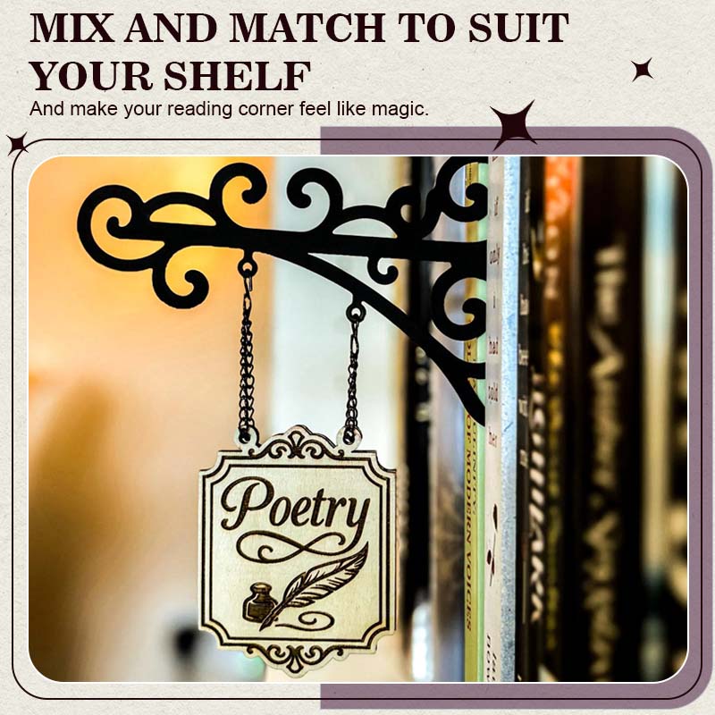 Book Nook Tavern skyltar