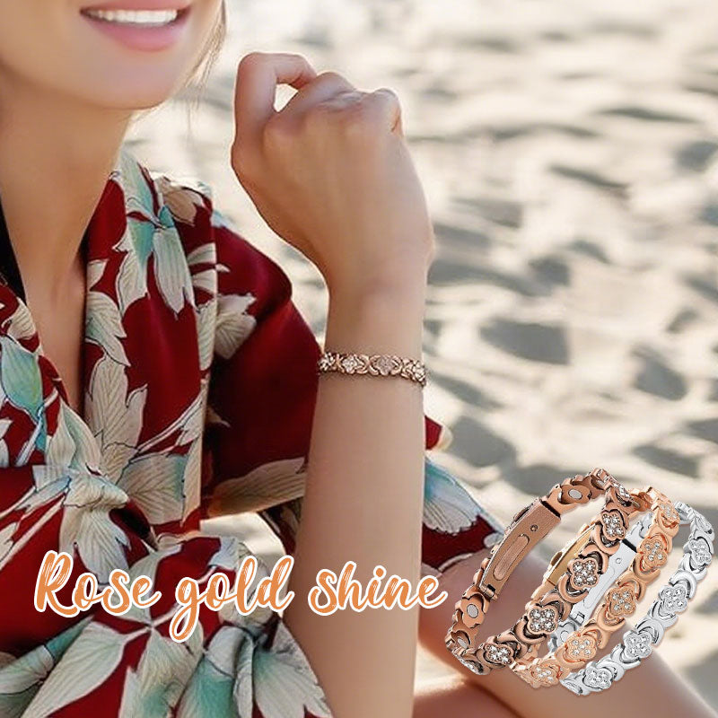 Magnetisches Vierblättriges Kleeblattarmband