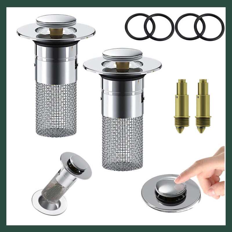 Isolera lukt och förhindra kackerlackor-Stainless Steel Floor Drain Filter