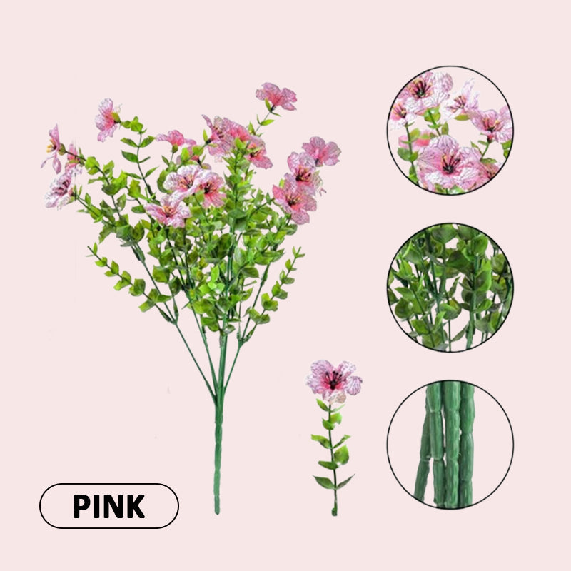 🌺UV-resistent färgglad konstgjord blomma💖