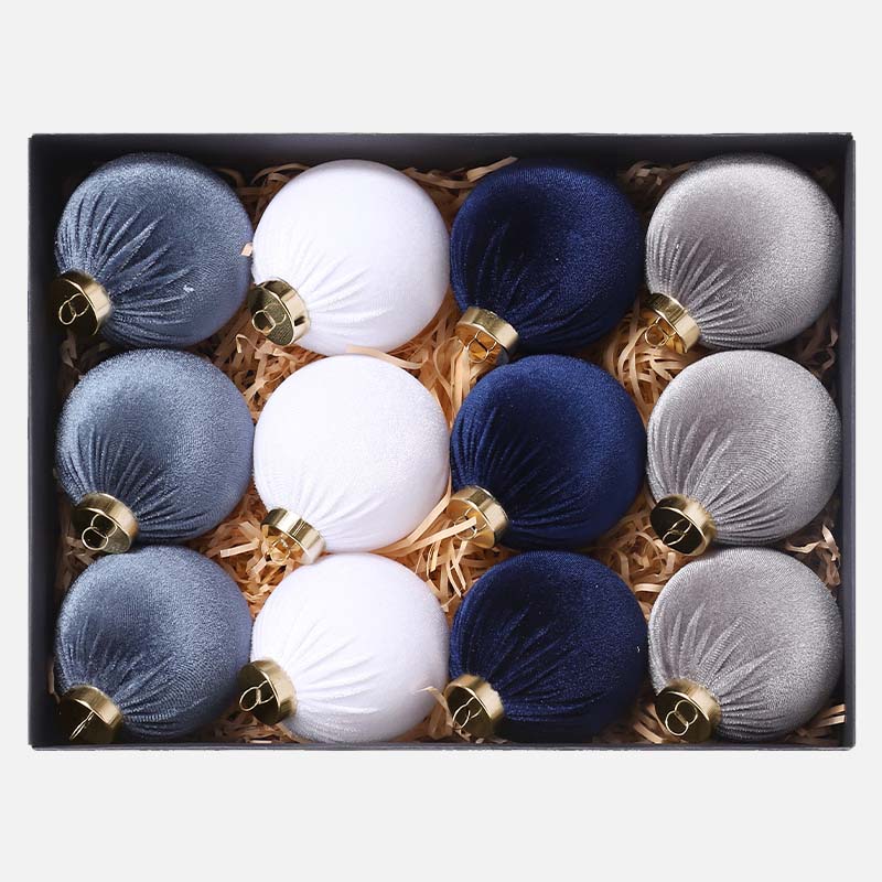 🎄Julgransdekorationer Sammetskula🎁