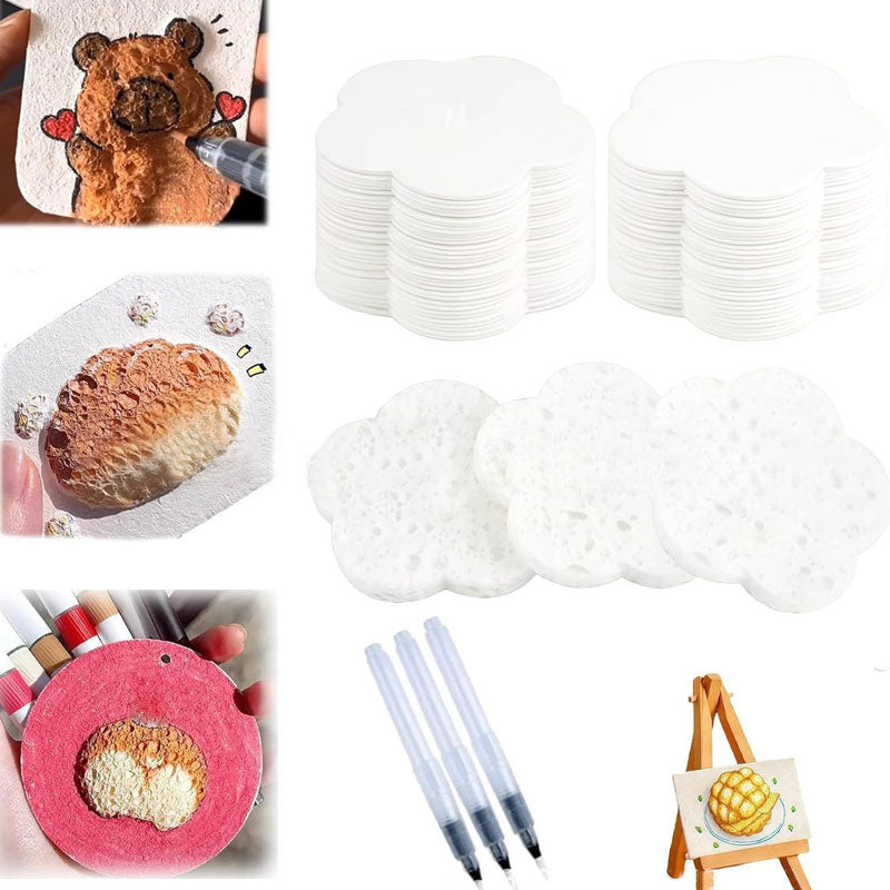 😃 Bra idé för sommaraktiviteter! - Kit för målning av textur av magiskt 3D-skum 🎨✨