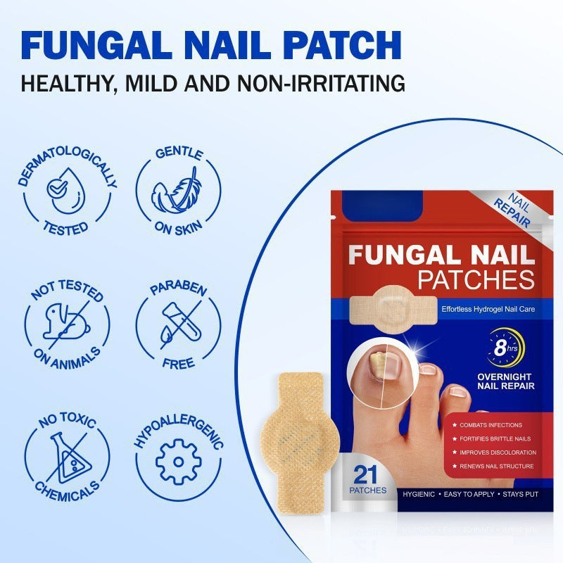 Nagelsvampsplåster - snabbverkande, lättanvänd nagelvårdsbehandling