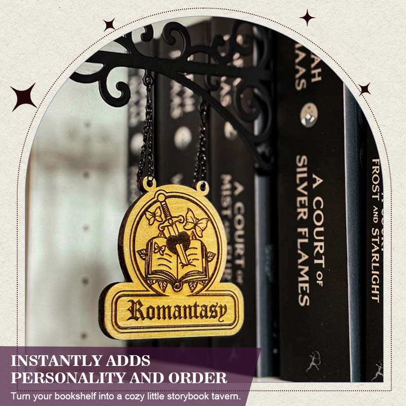 Book Nook Tavern skyltar