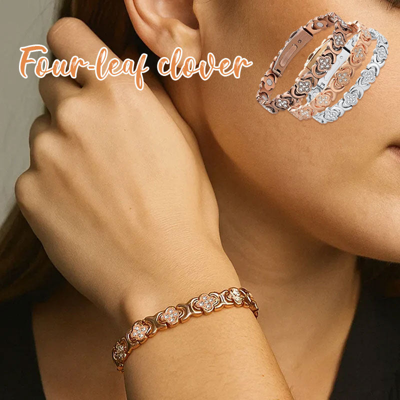 Magnetisches Vierblättriges Kleeblattarmband