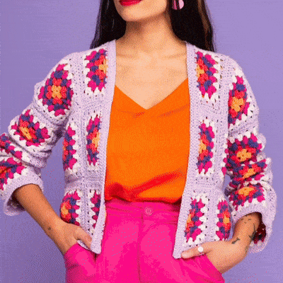 [50 miks og match design]The Granny Square Card Deck/The Granny Square Card Deck,Stickmönsteruppsättning