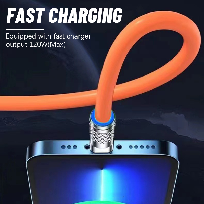 120w supersnabb laddning 3-i-1 datakabel