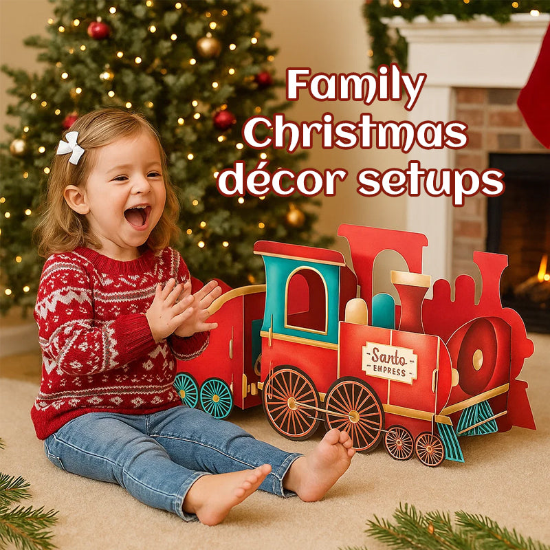 🎁 Santa's Gift Train - leverera julglädje med sti! 🚂🎄