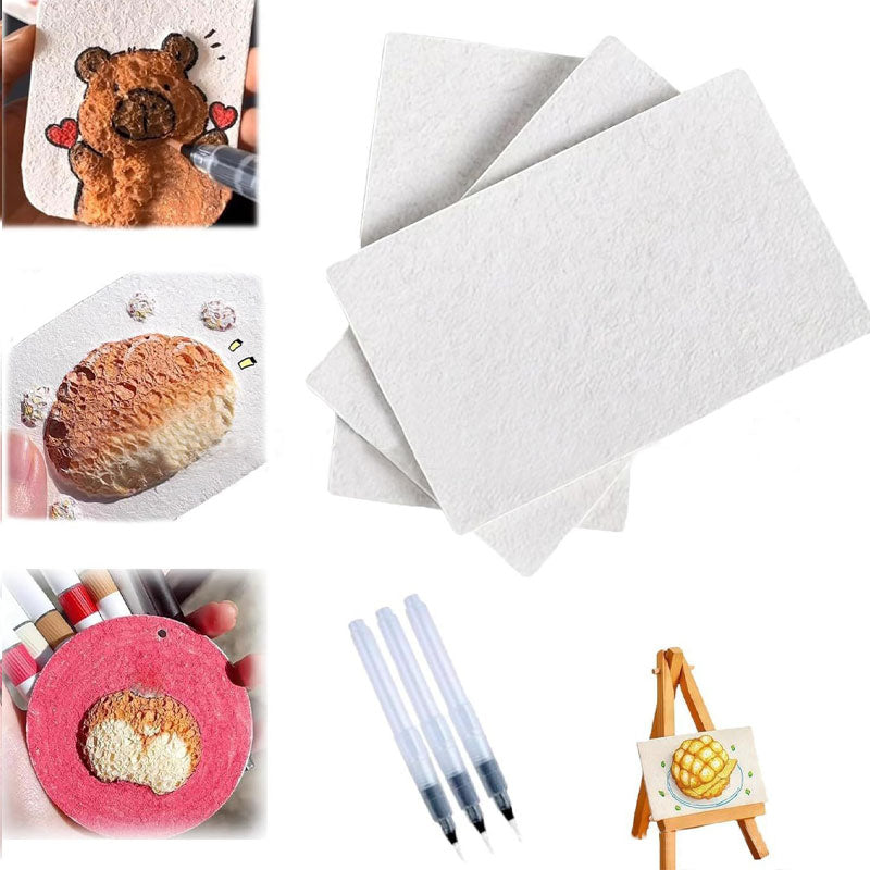 😃 Bra idé för sommaraktiviteter! - Kit för målning av textur av magiskt 3D-skum 🎨✨