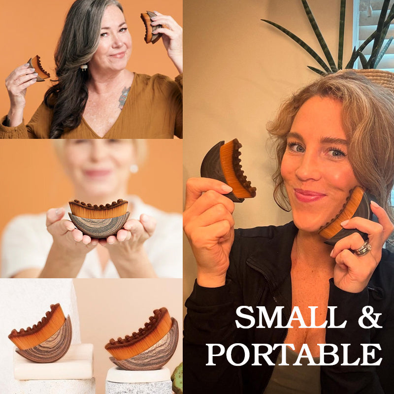 Lymfkontur ansiktsborste