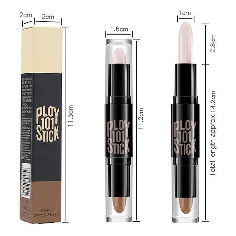Concealer-stift med dubbla ändar