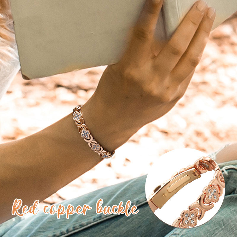 Magnetisches Vierblättriges Kleeblattarmband