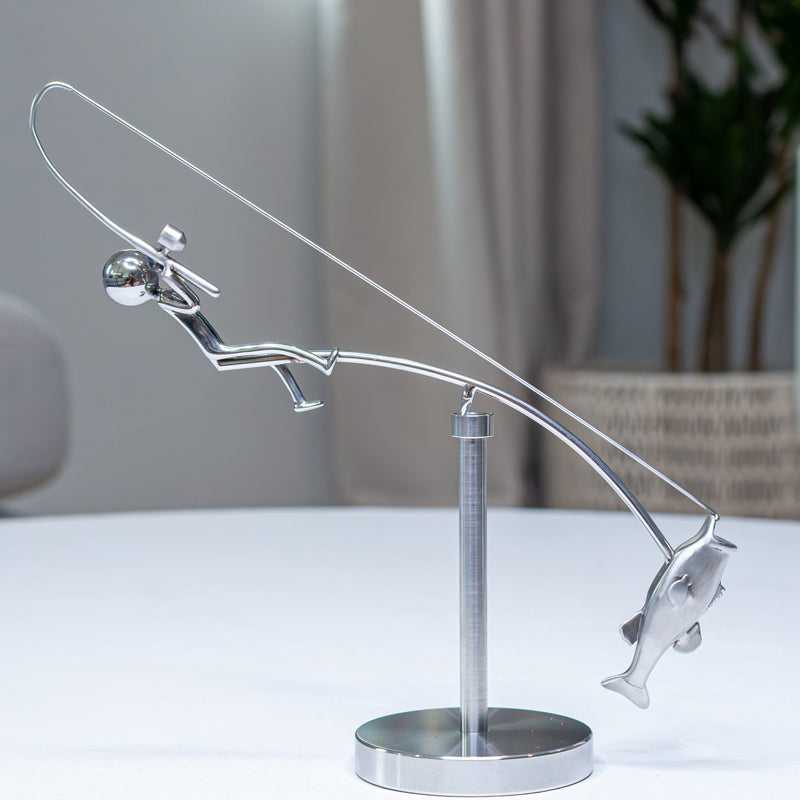 Kreativa Balanserade Fiskemodell Ornamen