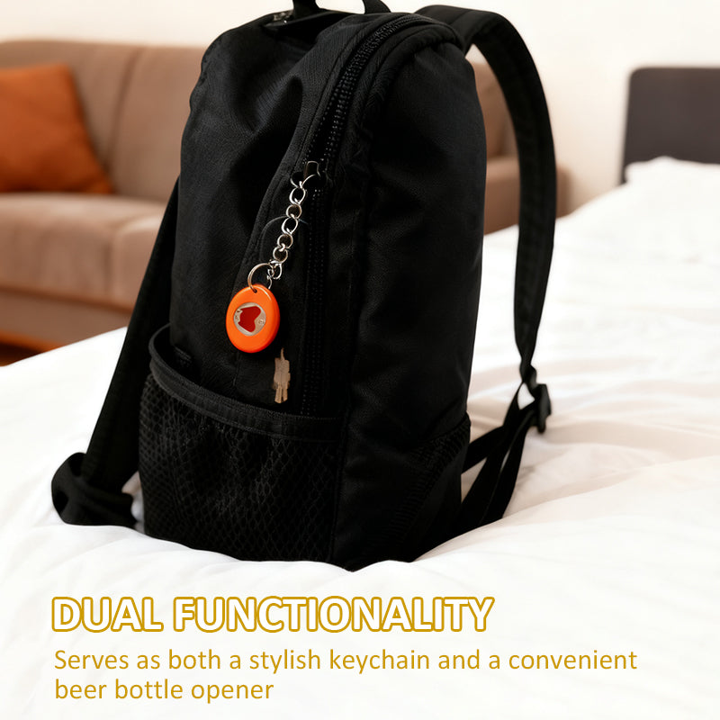 🤠 Nyckelring med flasköppnare i cowboyhatt - Vilda västern i fickan!