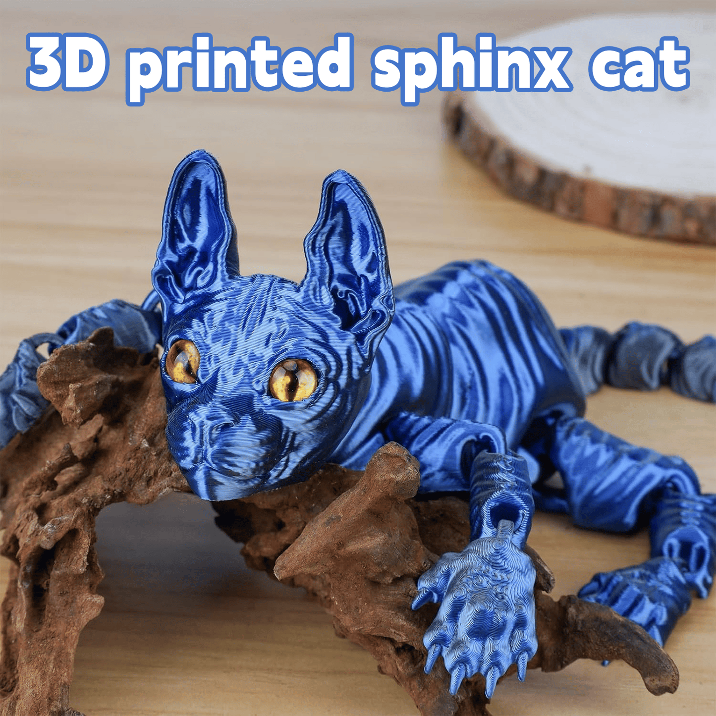 3d-Utskriven Siamesisk Katt