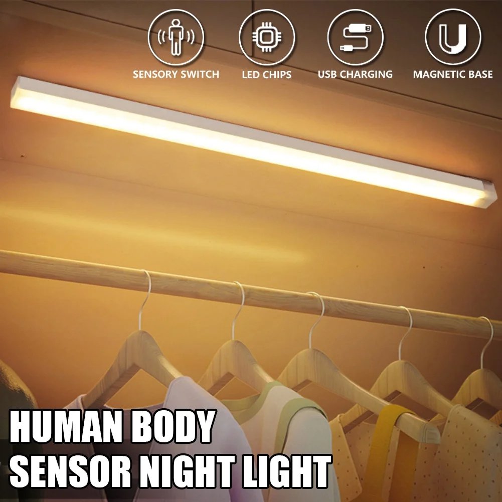 🔥NYÅRSREA - Uppladdningsbara LED-lampor utan stans Smart Sensor Magnetic