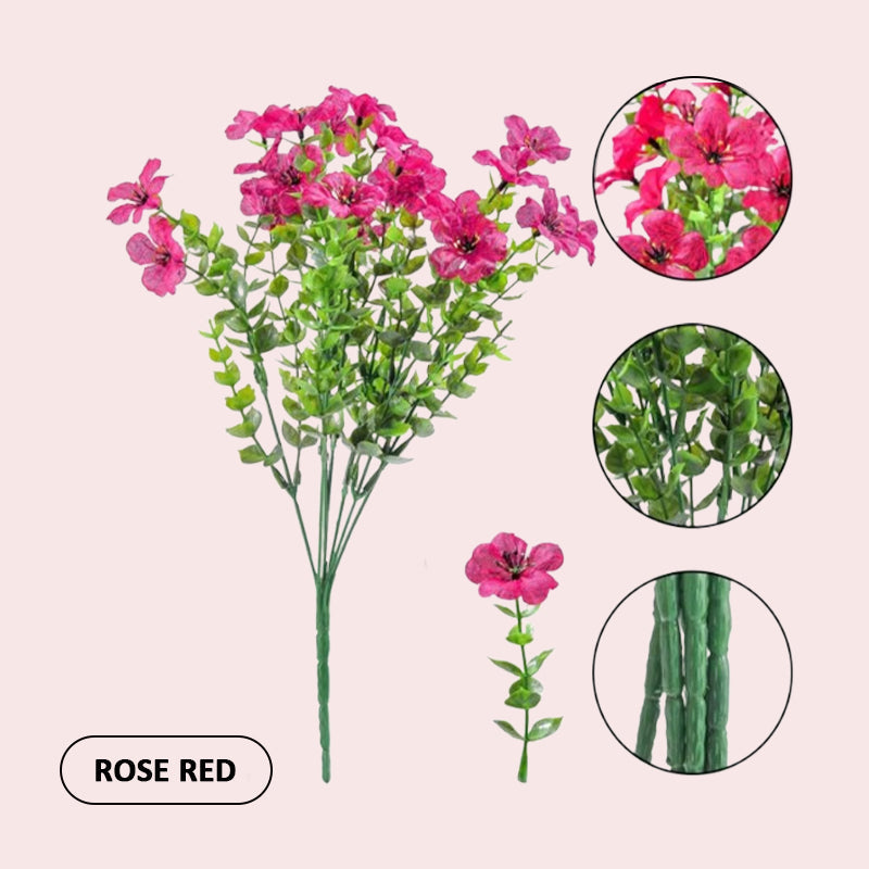 🌺UV-resistent färgglad konstgjord blomma💖