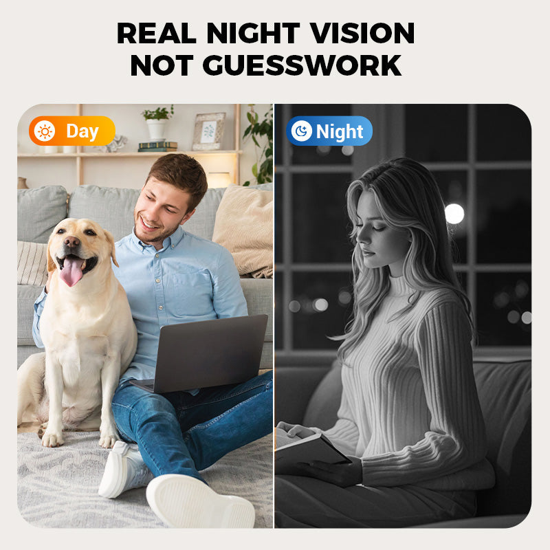 Mini Smart HD-övervakningskamera med nattseende