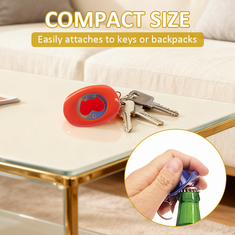 🤠 Nyckelring med flasköppnare i cowboyhatt - Vilda västern i fickan!