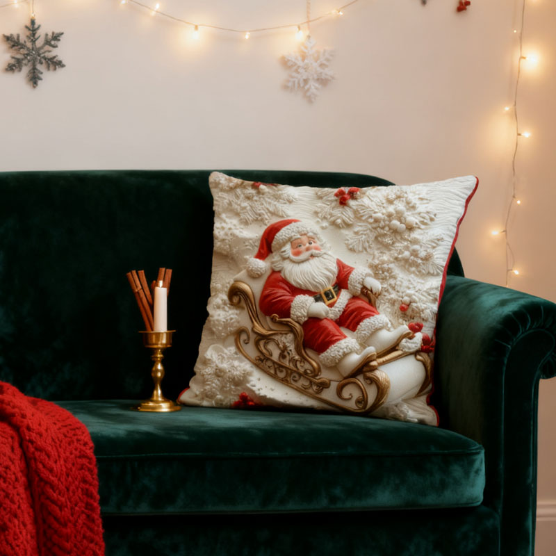 🎄Jul 3D-tryckt örngott✨