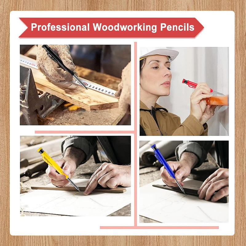 Metallpennor med långt huvud för träbearbetning-Gratis påfyllning vid köp