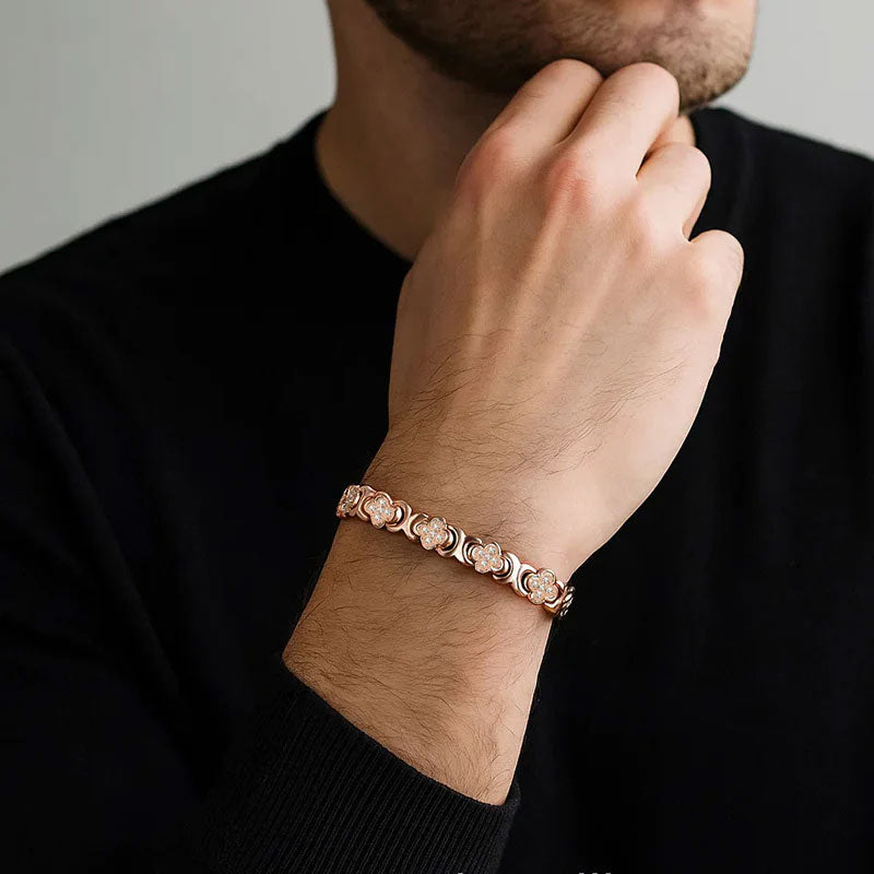 Magnetisches Vierblättriges Kleeblattarmband