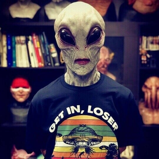 🔥🔥Rolig Utomjordisk Mask