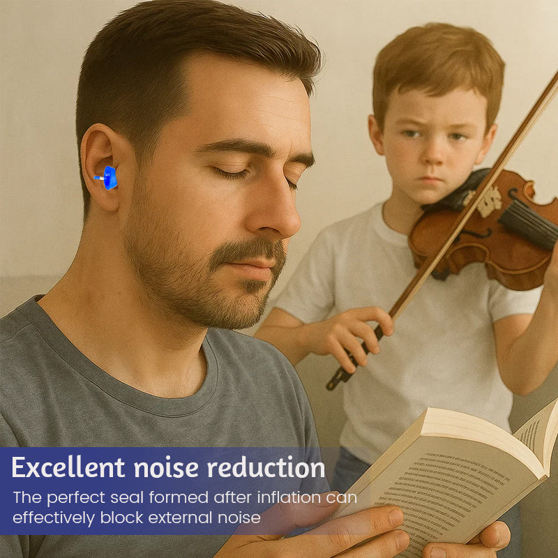 Innovativa uppblåsbara öronproppar