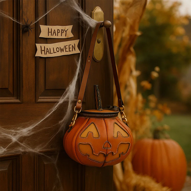 🎃 Pumpa Charm Bag - En liten bit av halloweenmagin 🕸️