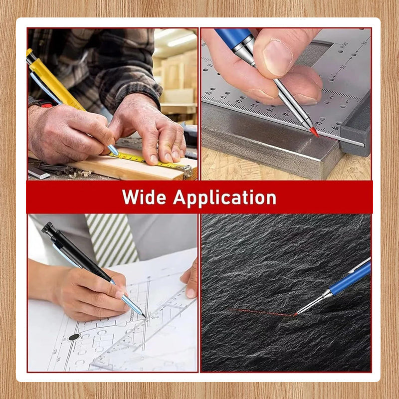 Metallpennor med långt huvud för träbearbetning-Gratis påfyllning vid köp