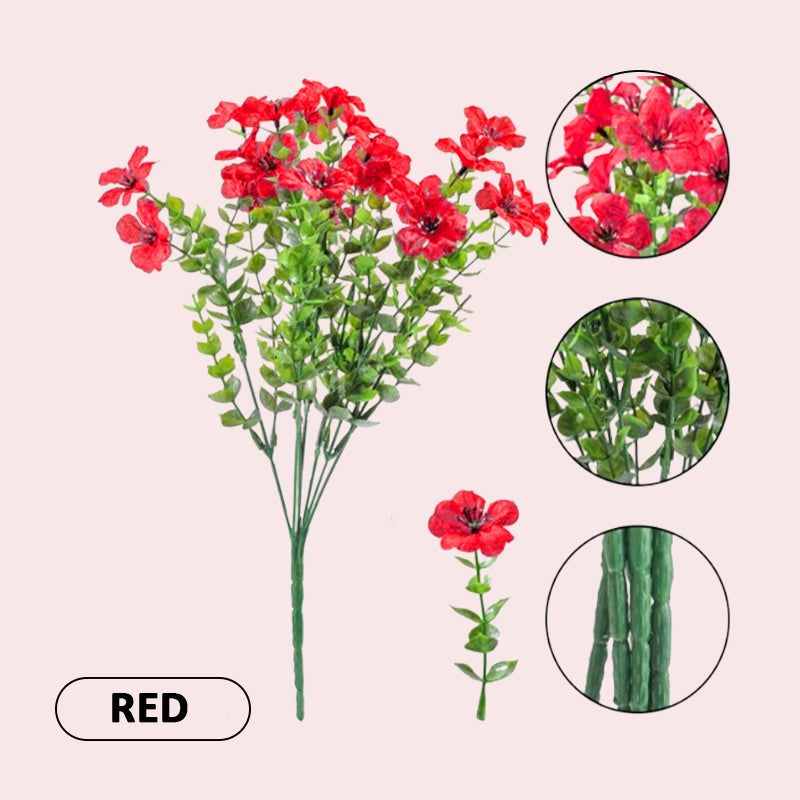 🌺UV-resistent färgglad konstgjord blomma💖