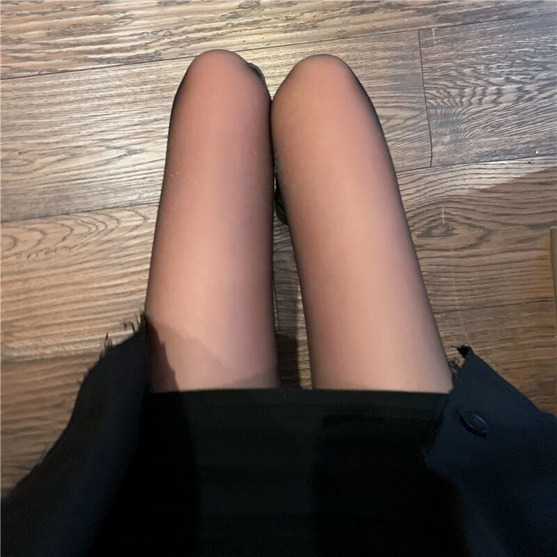 🍀Pärlemorskimrande sidenstrumpor Sexiga nylonstrumpbyxor（3pcs)