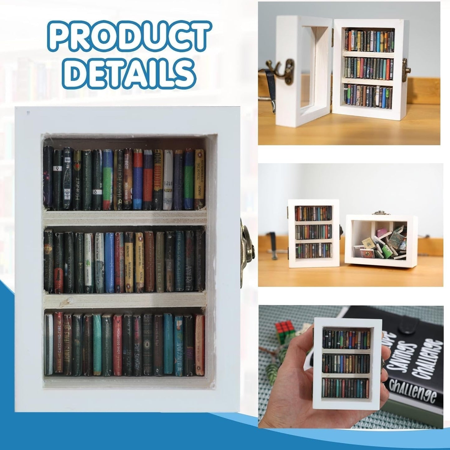 🎁Sista dagen 49% RABATT 📖Shake Bookshelf | Skaka av dig din ångest