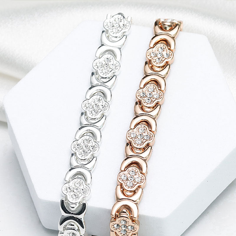 Magnetisches Vierblättriges Kleeblattarmband