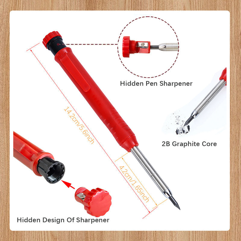 Metallpennor med långt huvud för träbearbetning-Gratis påfyllning vid köp