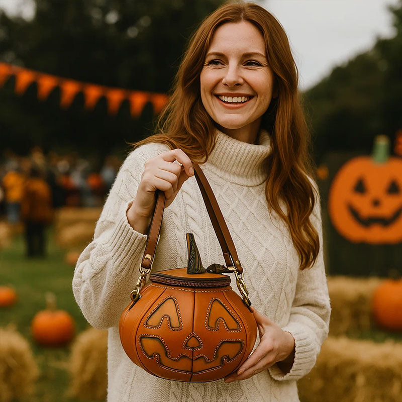 🎃 Pumpa Charm Bag - En liten bit av halloweenmagin 🕸️