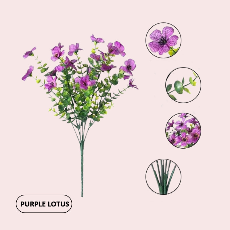 🌺UV-resistent färgglad konstgjord blomma💖
