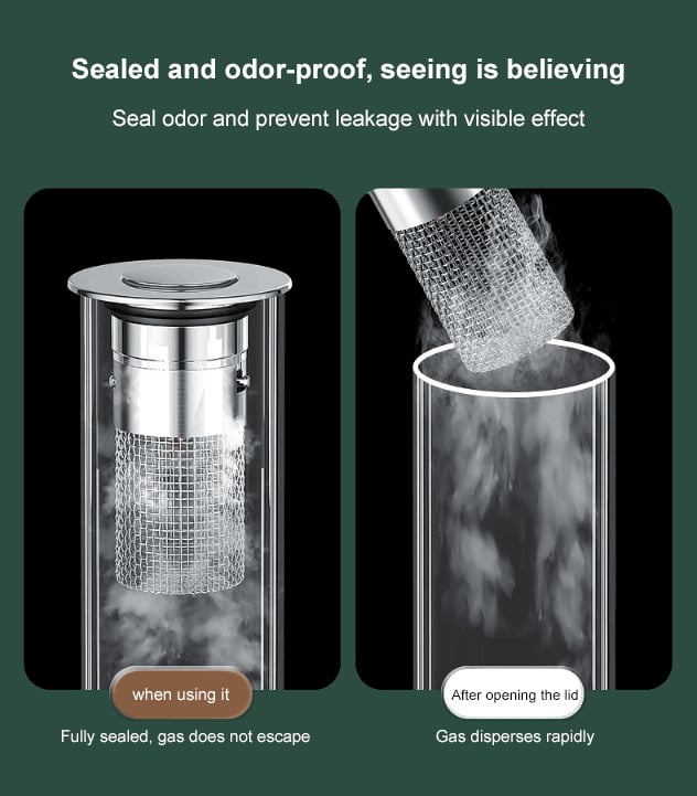 Isolera lukt och förhindra kackerlackor-Stainless Steel Floor Drain Filter