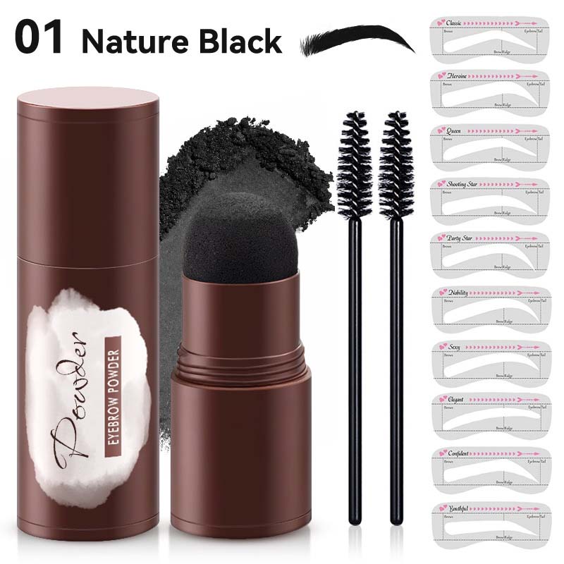 Ögonbrynsstämpel & puderkit