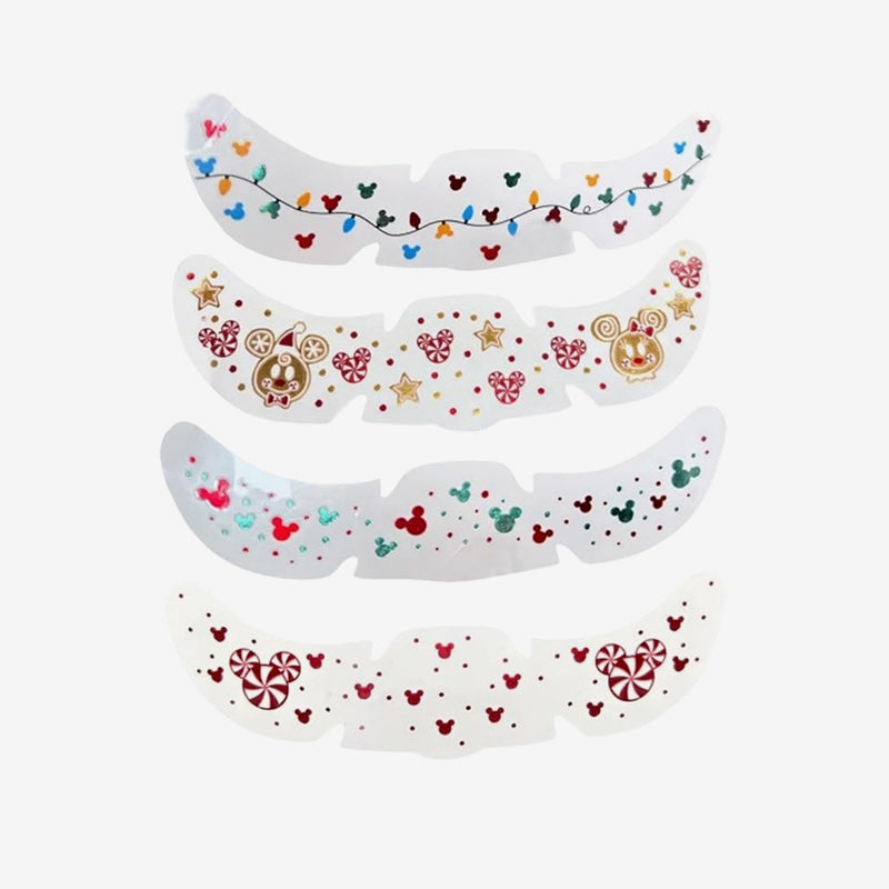 🎅 Julglitter-fräkne-tatueringsklistermärke