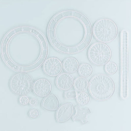 Kurvegir Spirograph ritverktyg