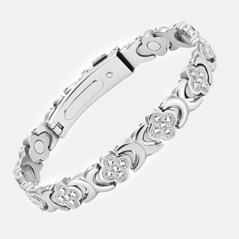 Magnetisches Vierblättriges Kleeblattarmband