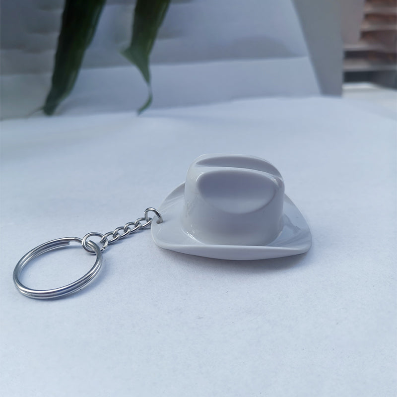 🤠 Nyckelring med flasköppnare i cowboyhatt - Vilda västern i fickan!