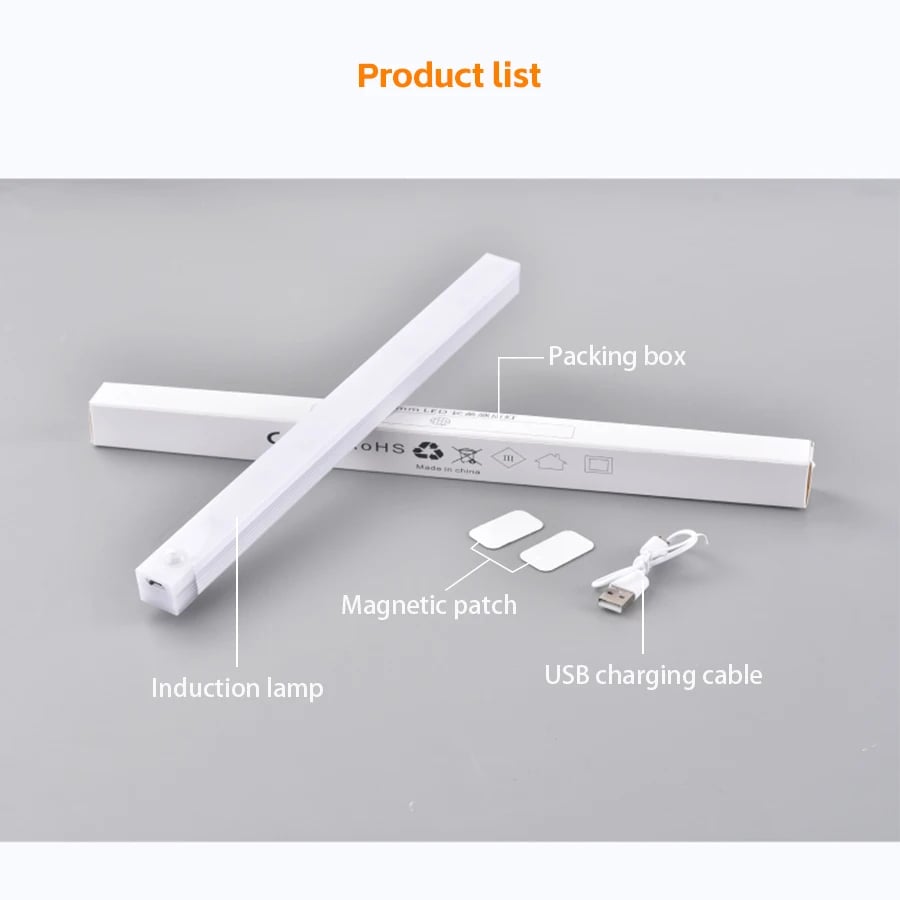 🔥NYÅRSREA - Uppladdningsbara LED-lampor utan stans Smart Sensor Magnetic