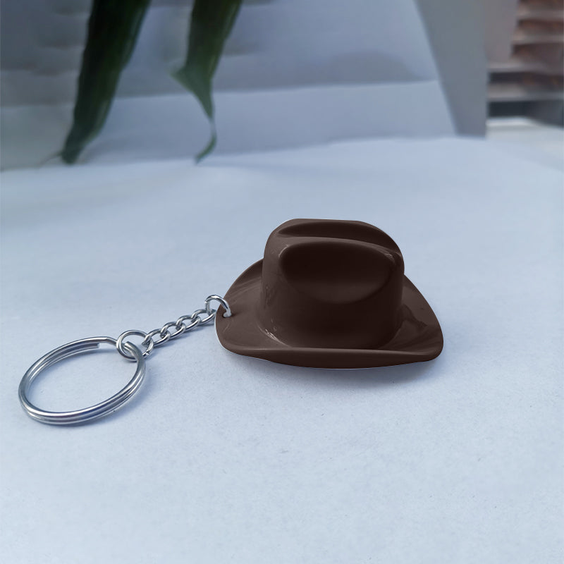 🤠 Nyckelring med flasköppnare i cowboyhatt - Vilda västern i fickan!