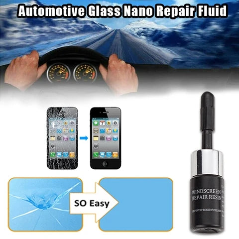Nano reparationsvätska för bilglas