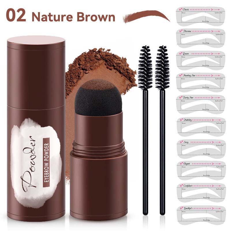 Ögonbrynsstämpel & puderkit