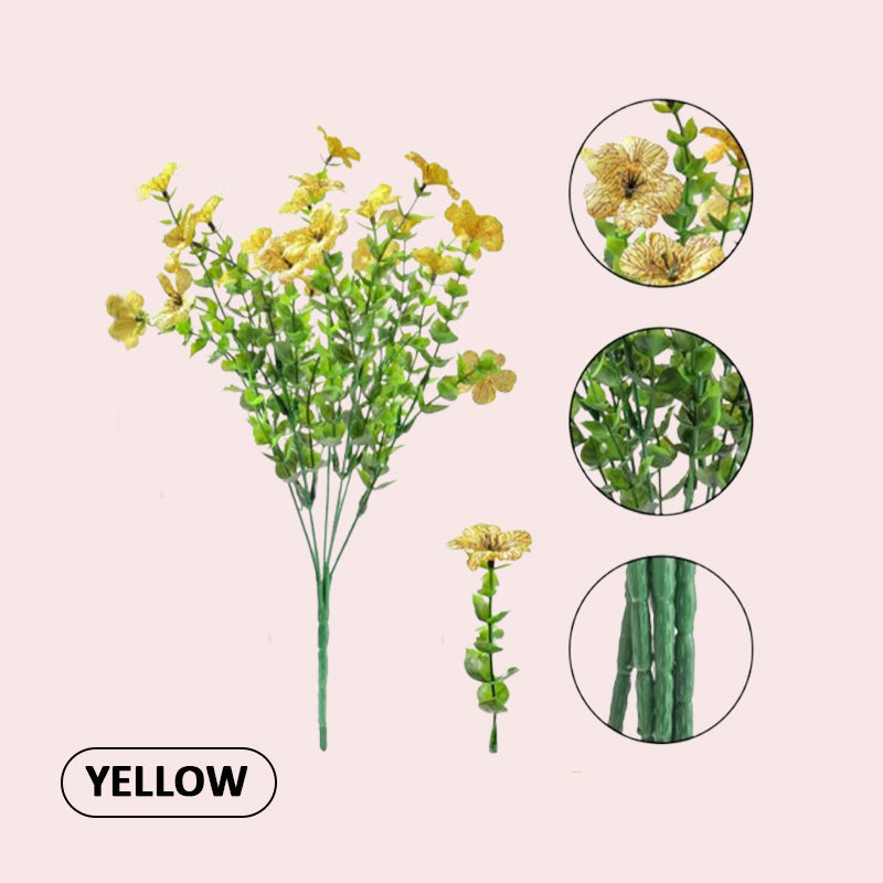 🌺UV-resistent färgglad konstgjord blomma💖