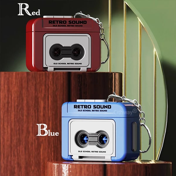 Cithway® Classic Mini Retro Kassettbandspelare Nyckelring